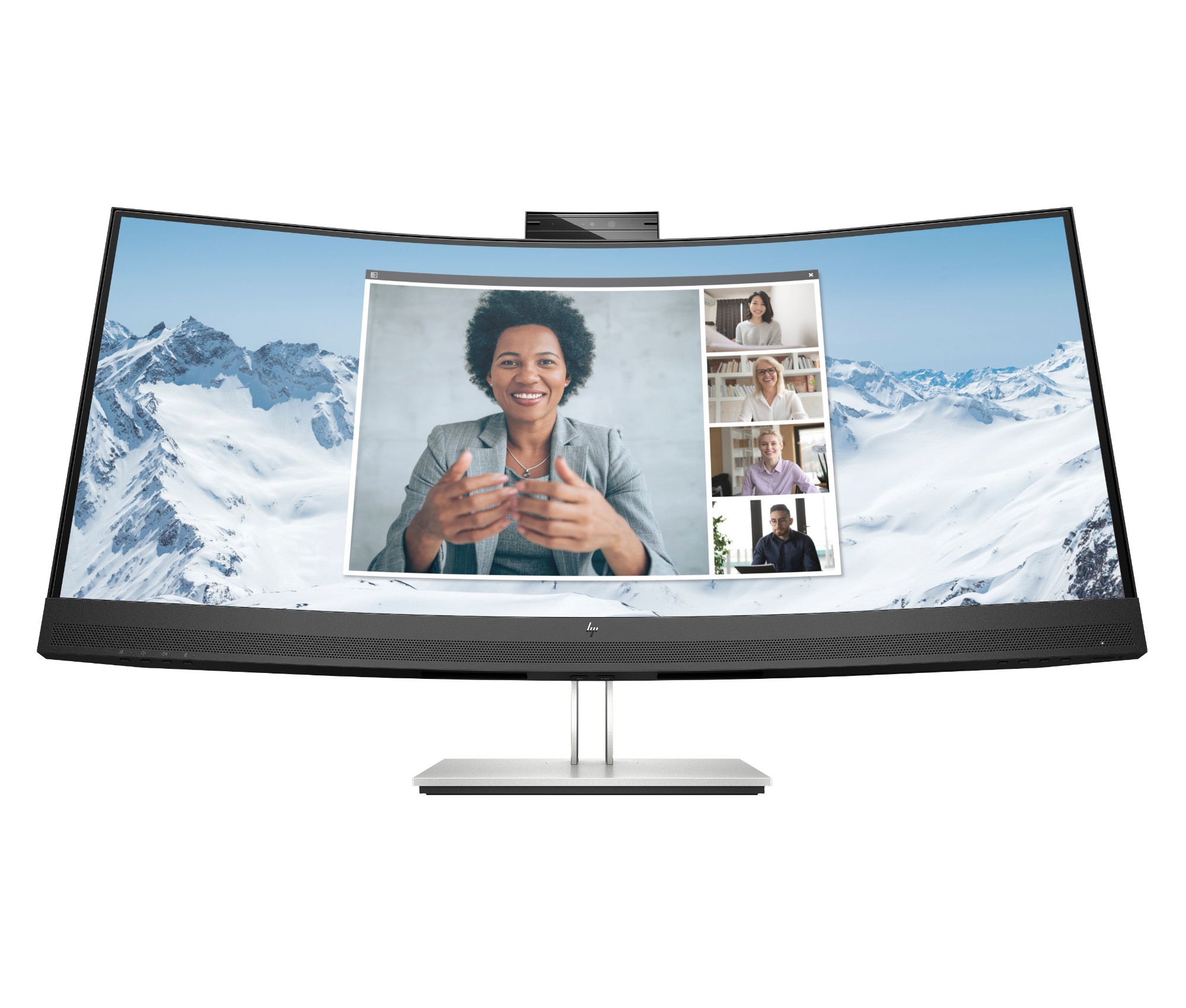 HP E-Series E34m G4 WQHD Curved USB-C Conferencing Monitor