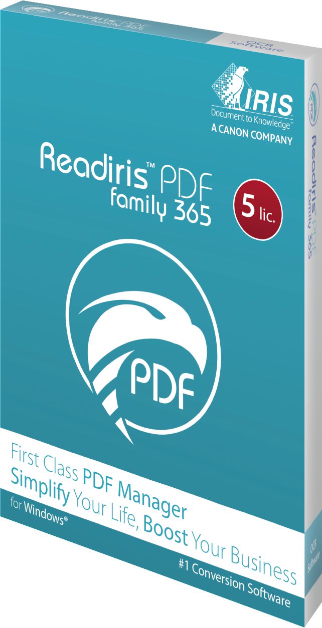 I.R.I.S. Readiris PDF Family 365