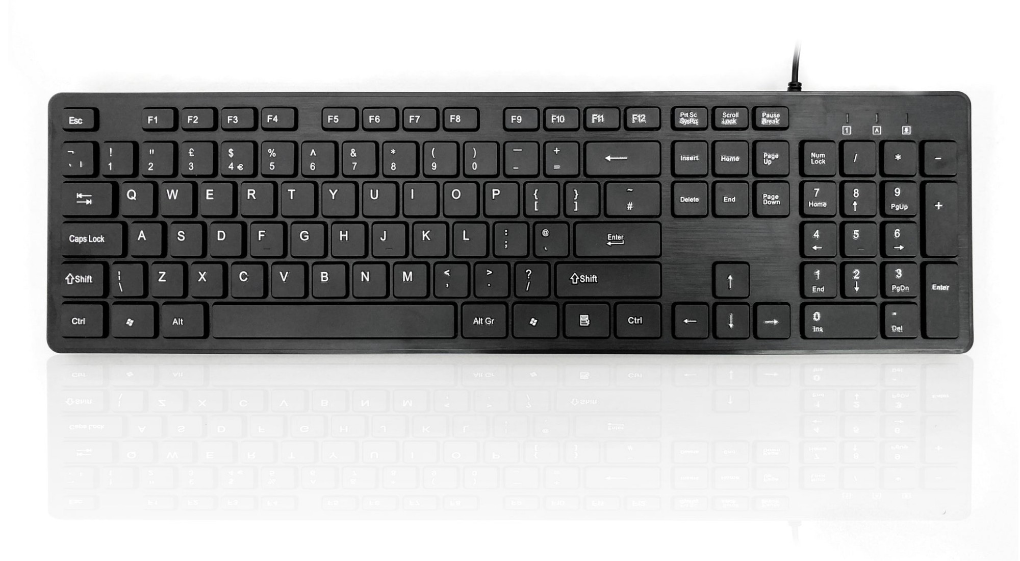 Accuratus 276R V4 keyboard Universal USB QWERTY English Black