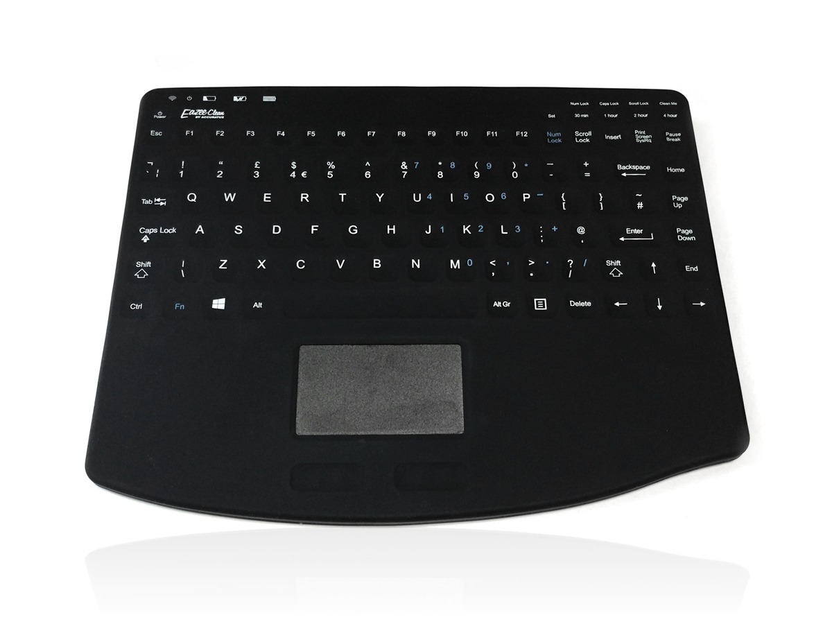 Accuratus AccuMed 540 RF keyboard Medical RF Wireless QWERTY UK English Black