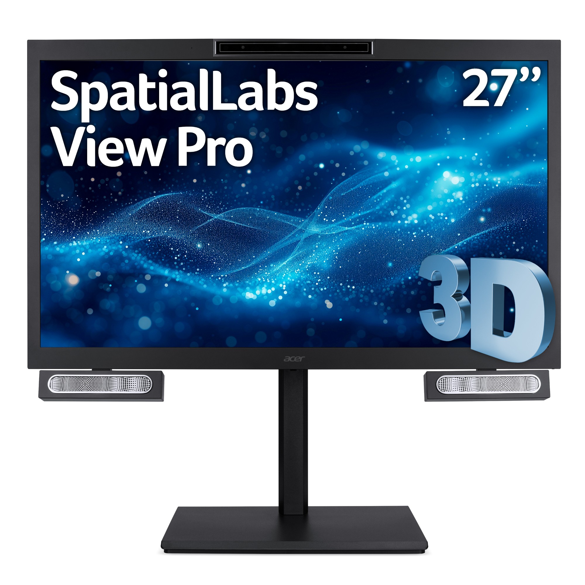 Acer SpatialLabs View Pro 27" (ASV27-2P) 27" 4K (3840x2160), 160Hz, 5ms, Glass-Free 3D Monitor