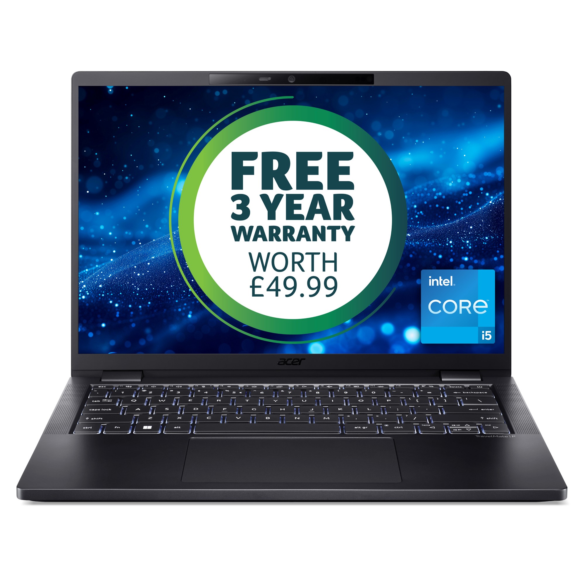 Acer TravelMate P6 (TMP614-53) Intel Core i5-1335U, 16GB, 512GB SSD, 14" WUXGA, Win11Pro Notebook