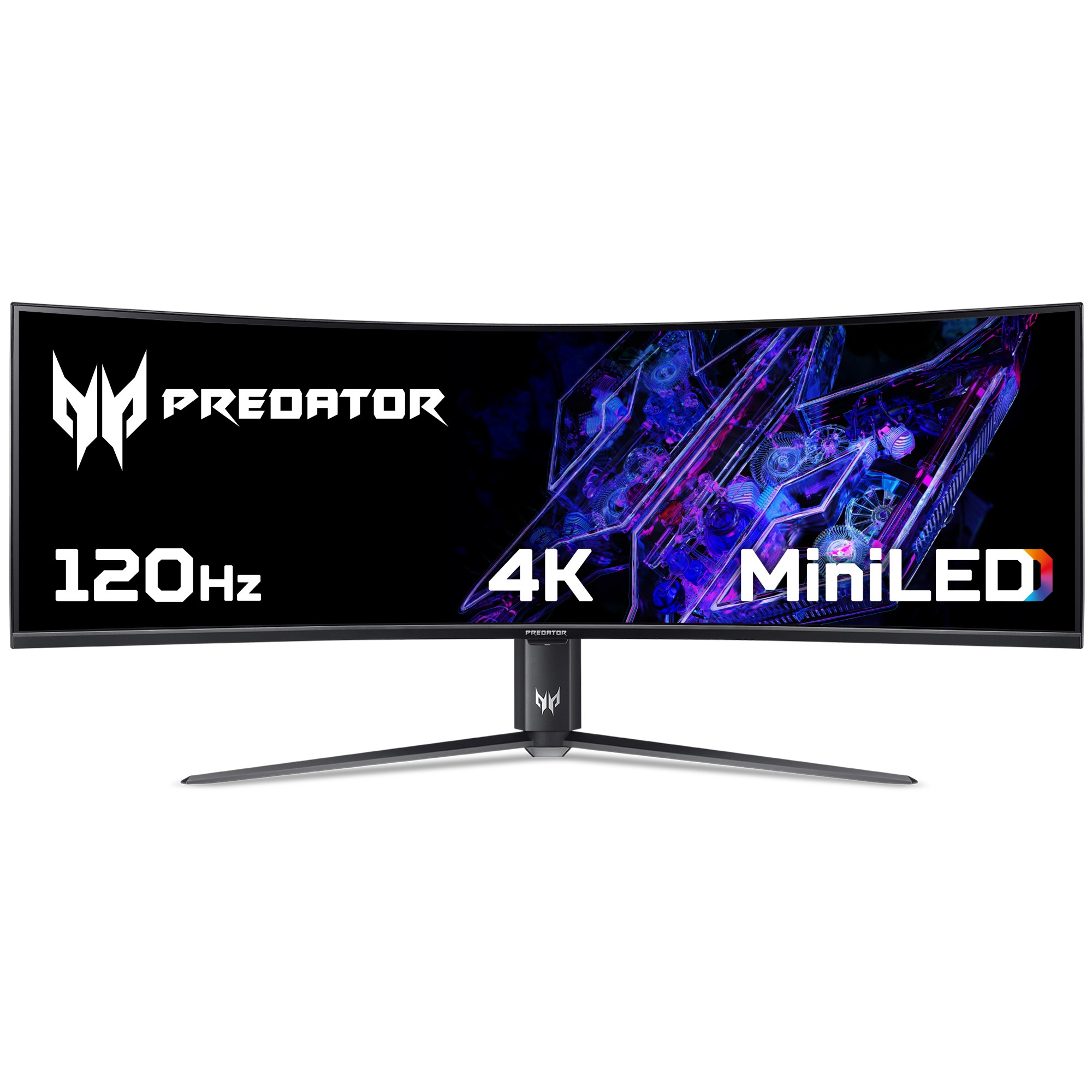 Acer Predator Z57 curved ultra-wide MiniLED gaming monitor - 57", 32:9, MiniLED, 1000R curve, Double 4K Ultra HD, 240Hz, 1ms, AMD FreeSync Premium, DisplayHDR 1000, HDMI, DP & USB-C