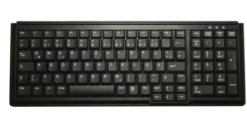 Active Key AK-7000 keyboard Home USB QWERTZ German Black