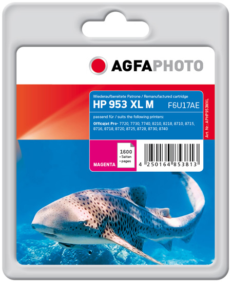 AgfaPhoto APHP953MXL toner cartridge 1 pc(s) Compatible Magenta