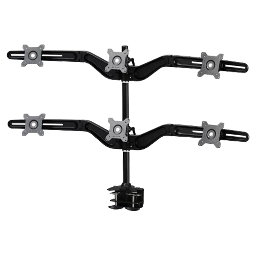Amer Mounts AMR6C monitor mount / stand 61 cm (24") Desk Black