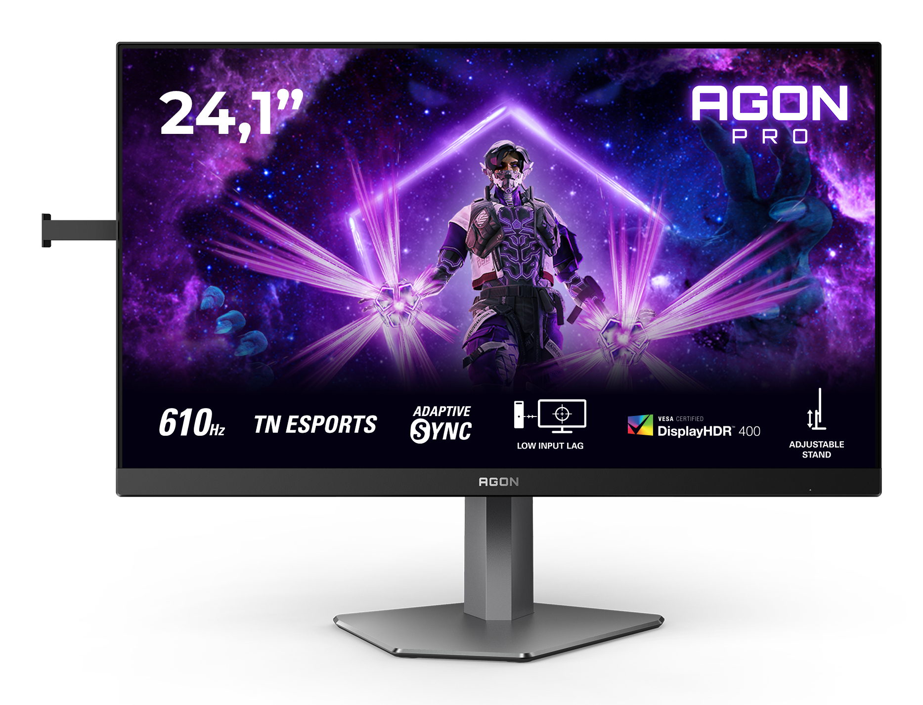 AOC G2 AG246FK6 computer monitor 61.2 cm (24.1") 1920 x 1080 pixels Full HD LED Black, Grey