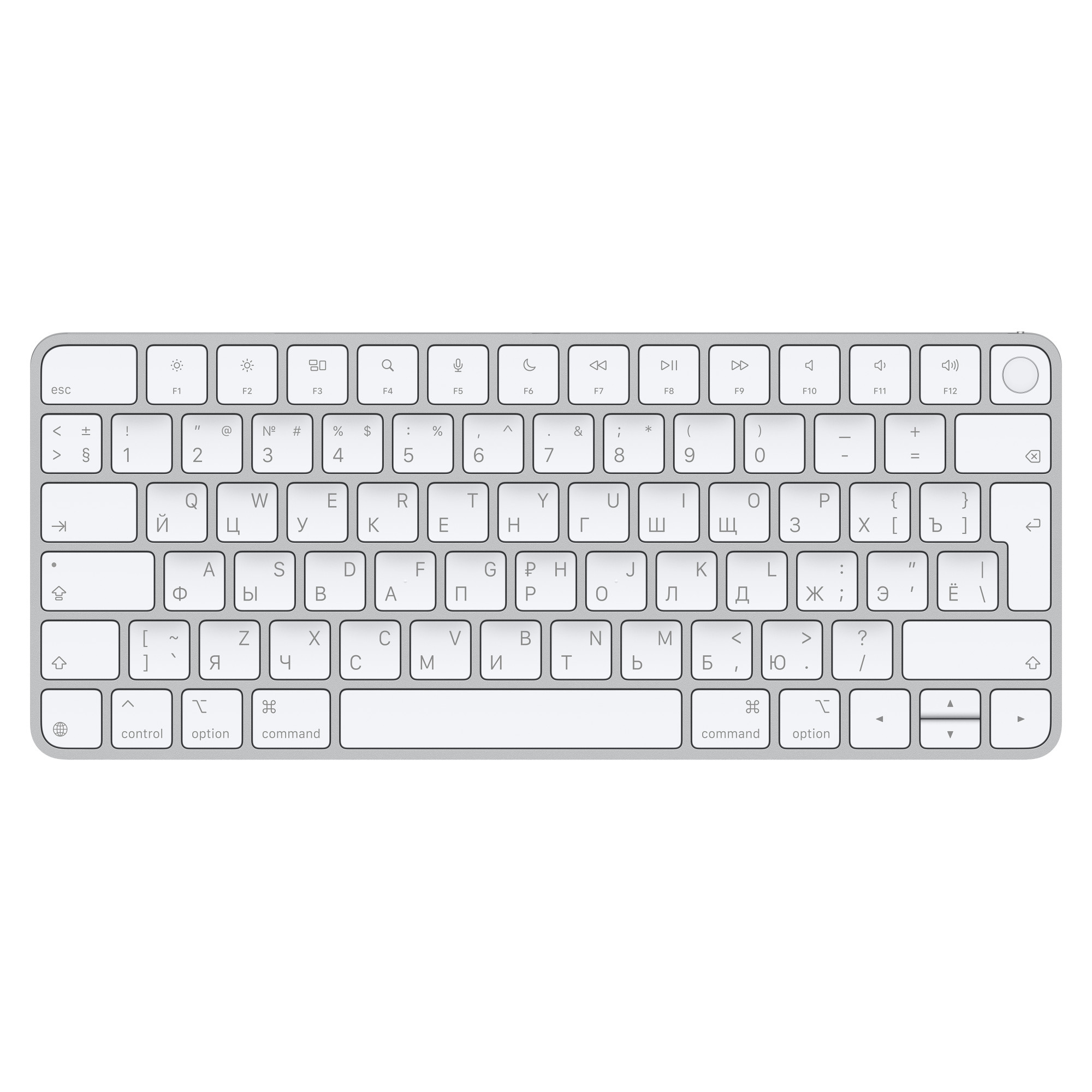 Apple Magic Keyboard with Touch ID for Mac models with silicon (USB–C) - Russian
