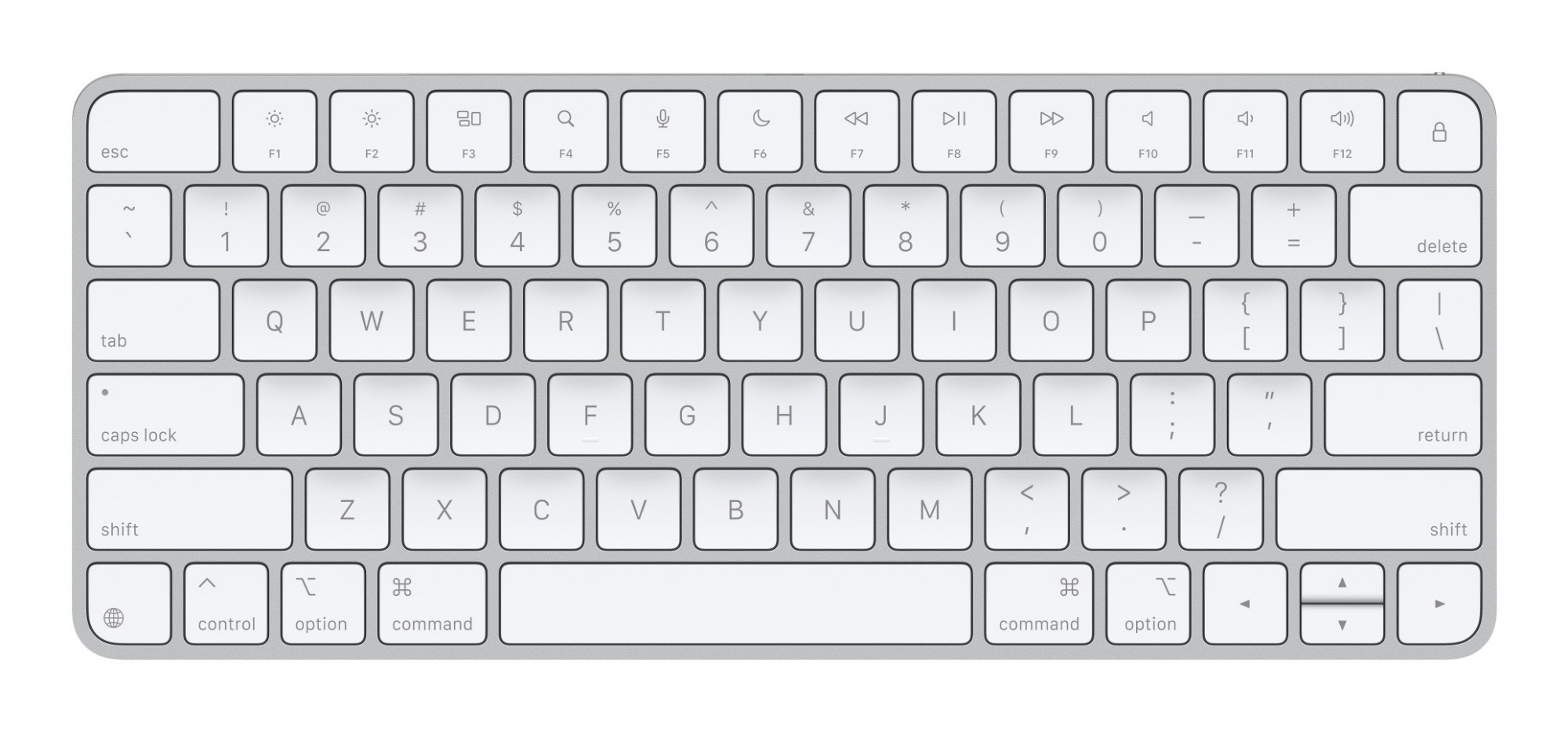 Apple Magic keyboard Universal USB + Bluetooth QWERTY US English White