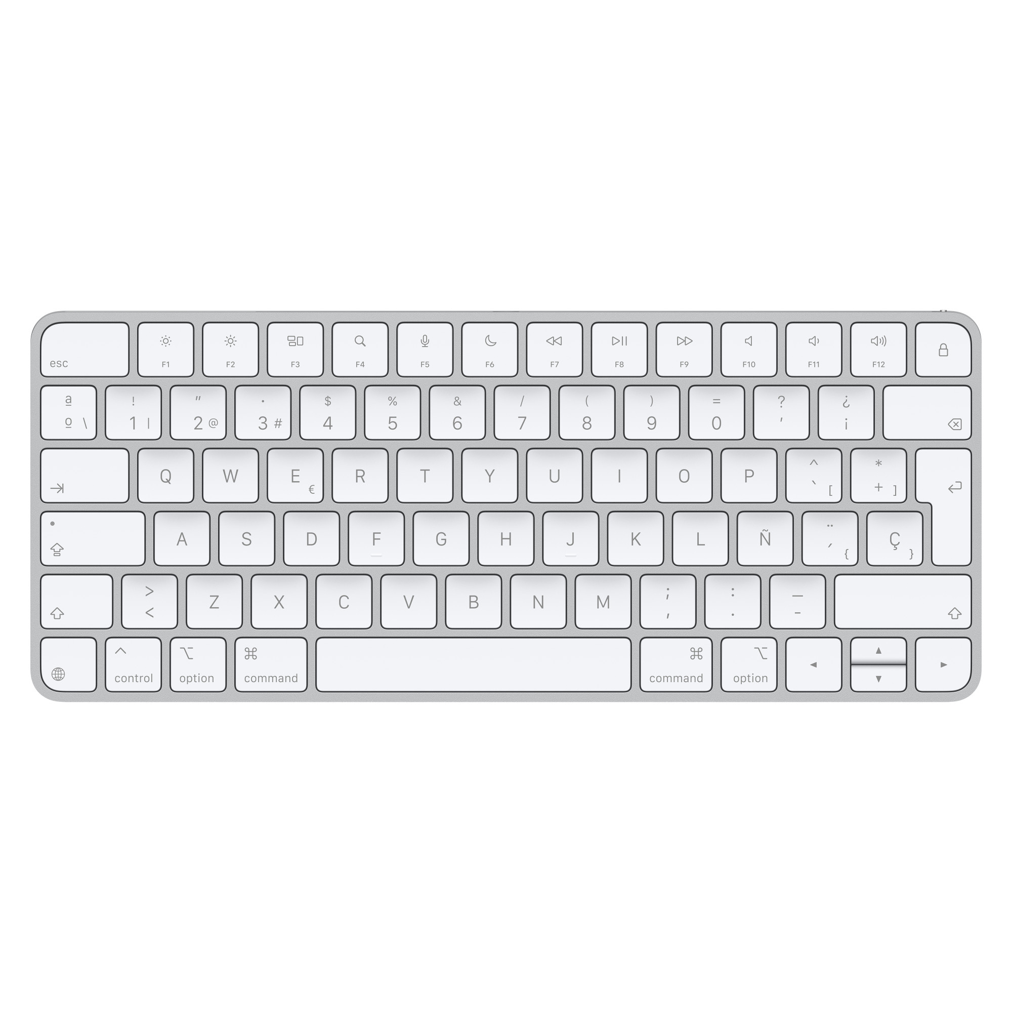 Apple Magic keyboard Universal USB + Bluetooth QWERTY Spanish White