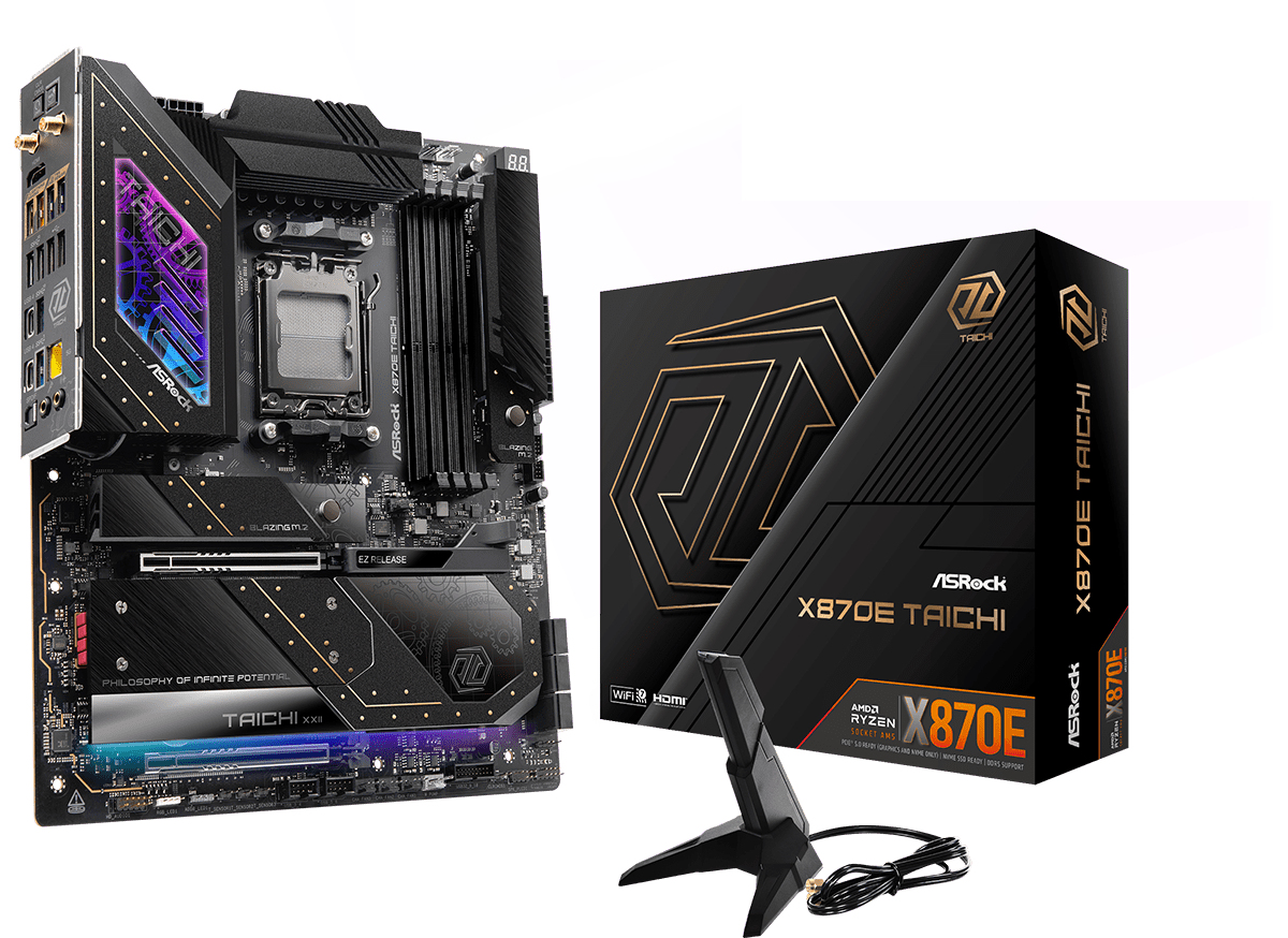 Asrock X870E Taichi AMD X870E Socket AM5 Extended ATX
