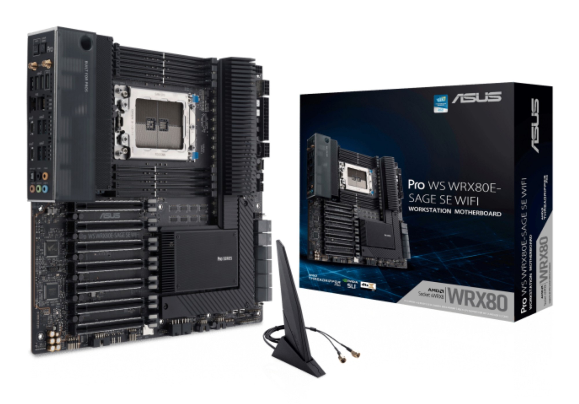 ASUS WRX80E-SAGE SE WIFI AMD WRX80 Socket SP3 Extended ATX