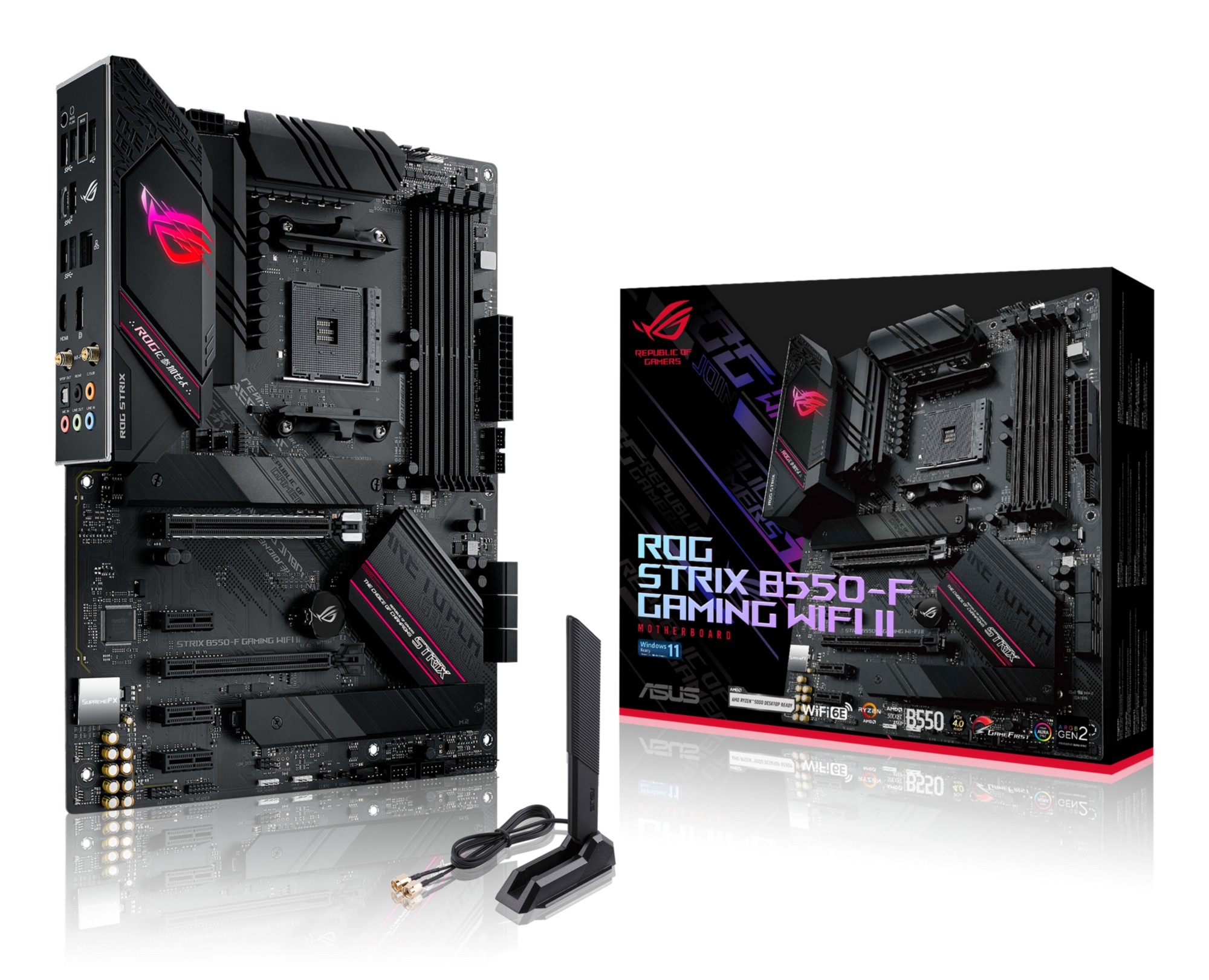 ASUS ROG STRIX B550-F GAMING WIFI II AMD B550 Socket AM4 ATX