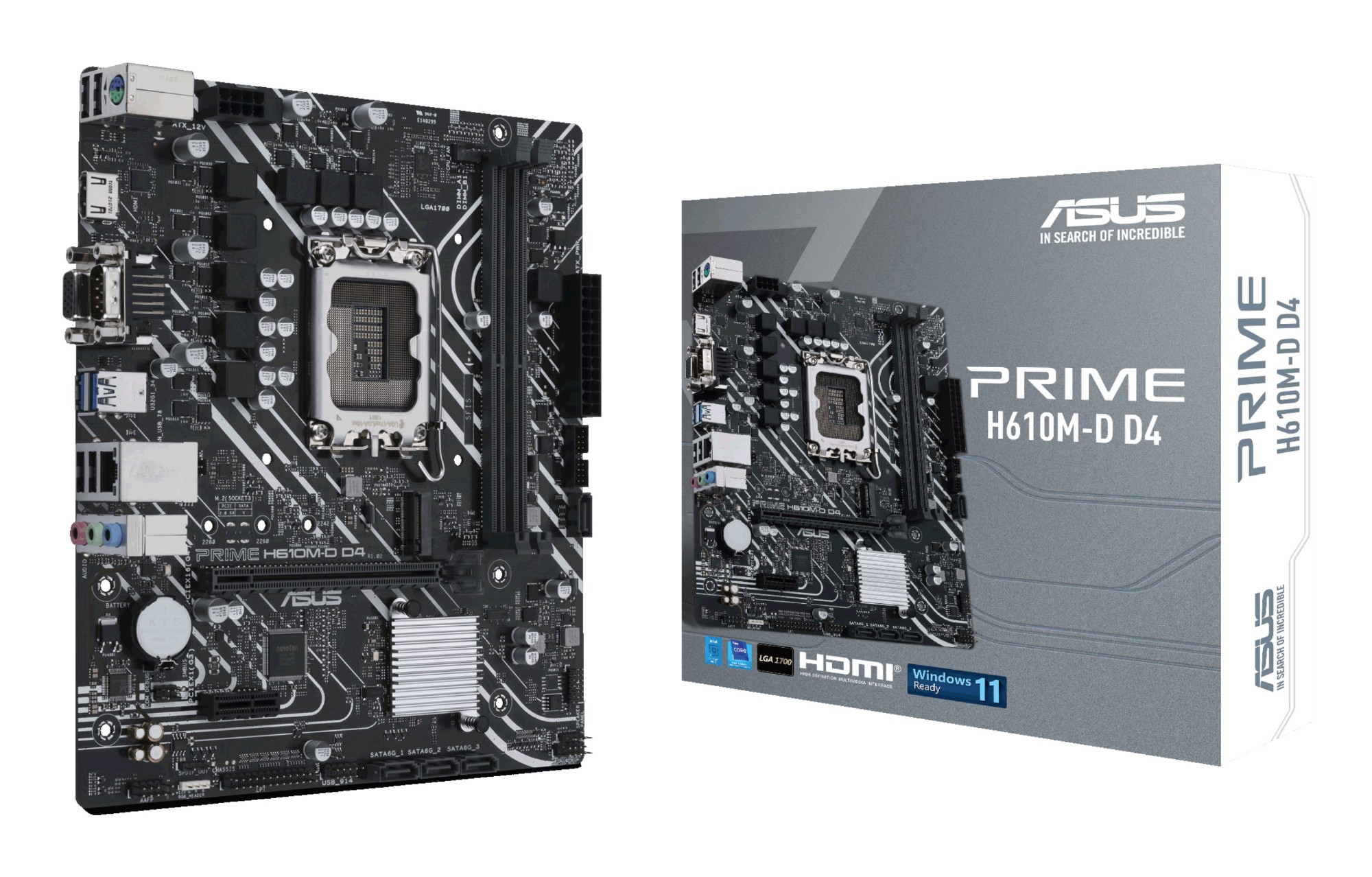 ASUS PRIME H610M-D D4 Intel H610 LGA 1700 micro ATX