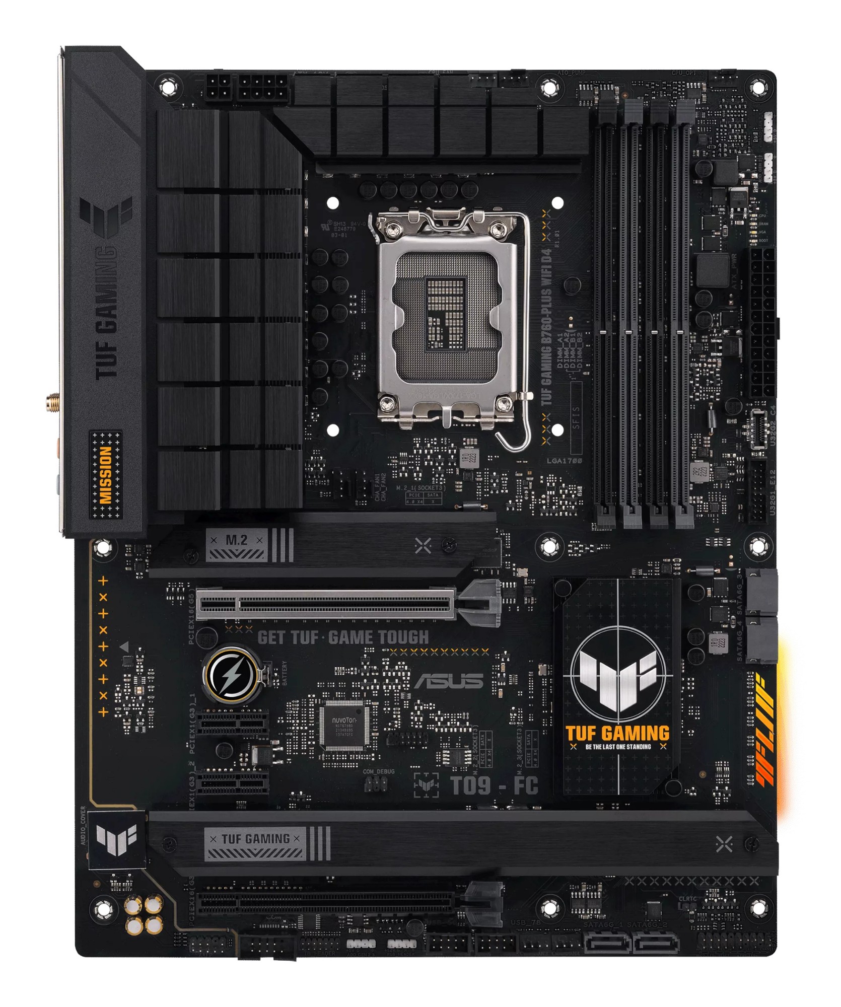 ASUS TUF GAMING B760-PLUS WIFI D4 Intel B760 LGA 1700 ATX