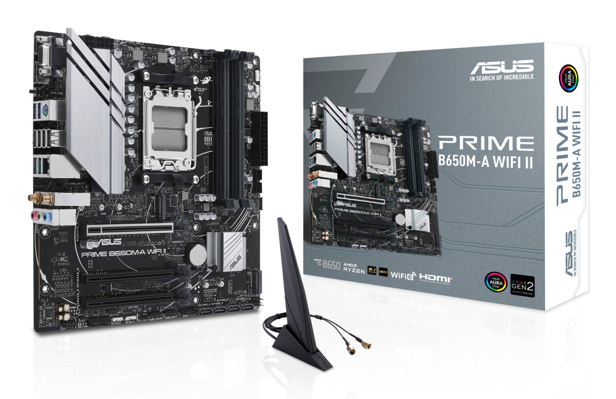 ASUS PRIME B650M-A WIFI II AMD B650 Socket AM5 micro ATX