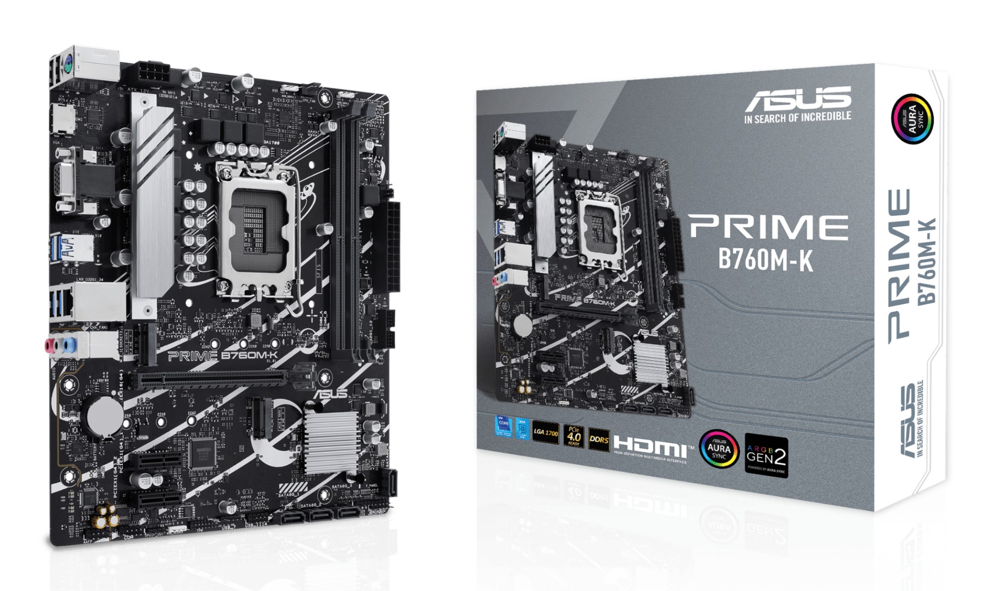 ASUS PRIME B760M-K Intel B760 LGA 1700 micro ATX