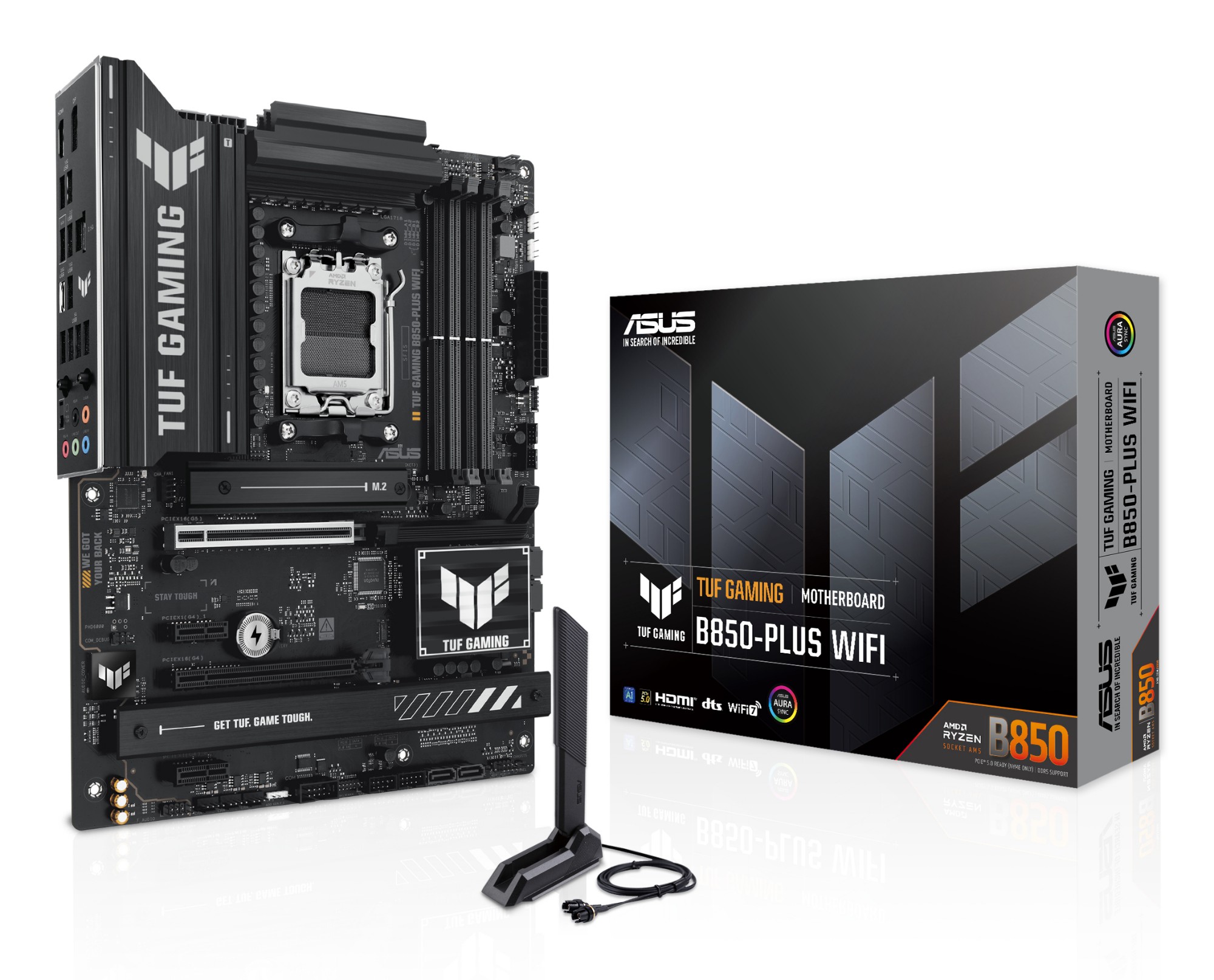 ASUS TUF GAMING B850-PLUS WIFI AMD B850 Socket AM5 ATX