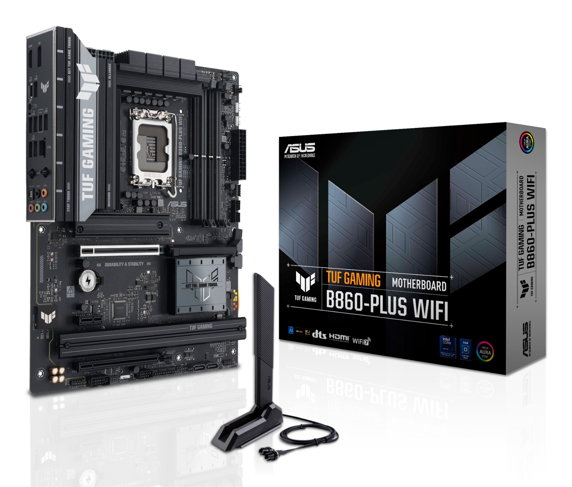 ASUS TUF GAMING B860-PLUS WIFI Intel B860 LGA 1851 (Socket V1) ATX
