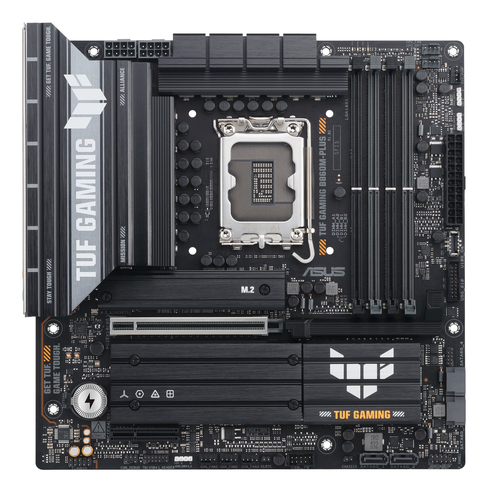 ASUS TUF GAMING B860M-PLUS Intel B860 LGA 1851 (Socket V1) micro ATX