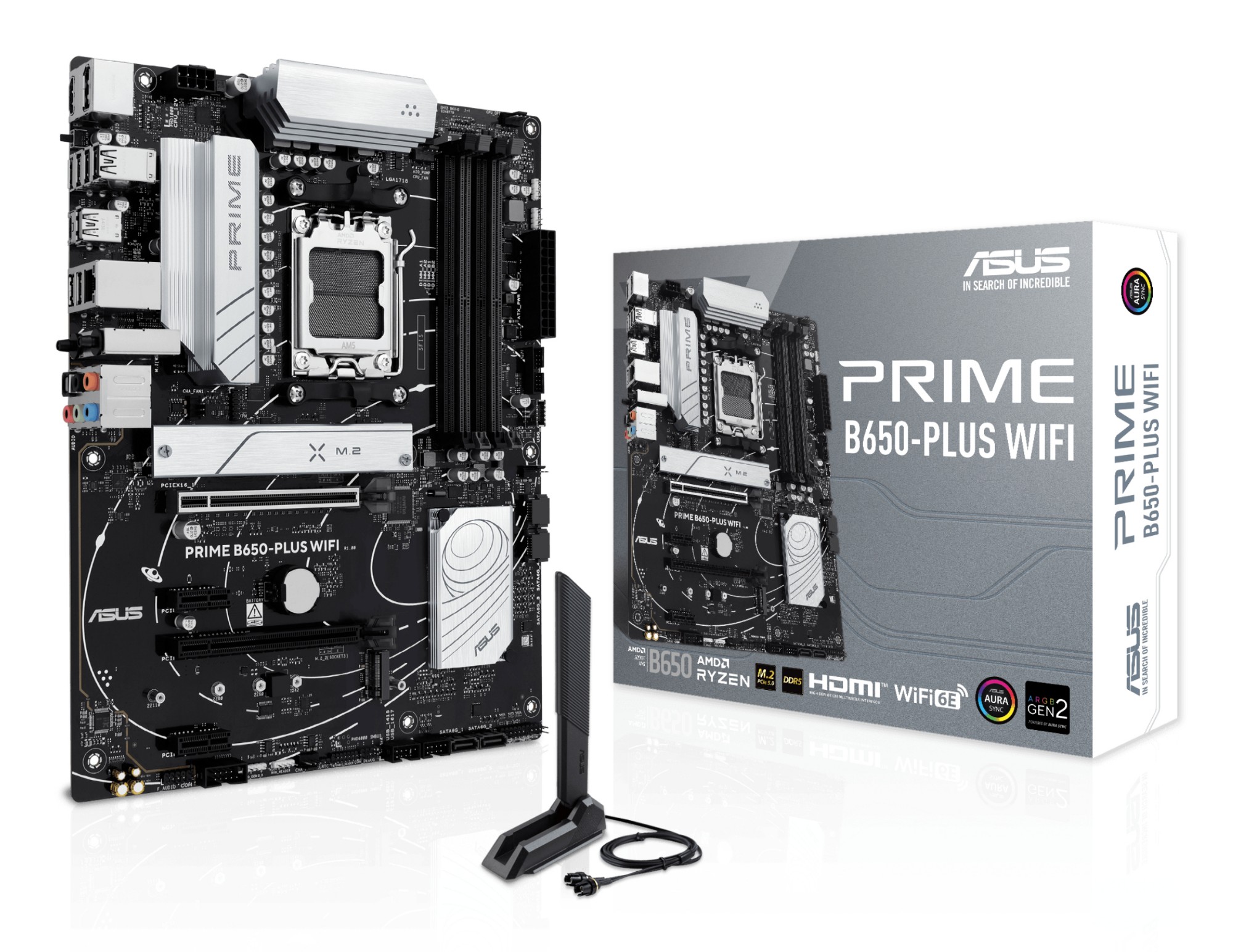 ASUS PRIME B650-PLUS WIFI AMD B650 Socket AM5 ATX