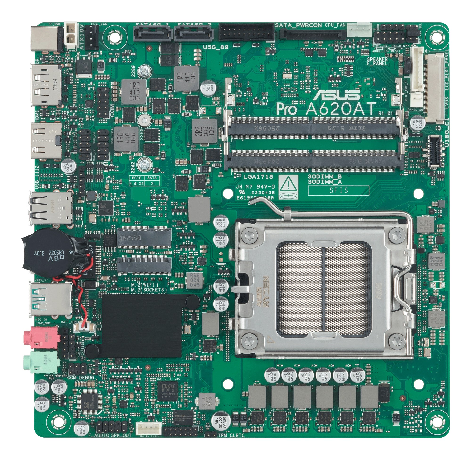 ASUS 90MB1L5M-M0EAYC motherboard Socket AM5 mini ITX