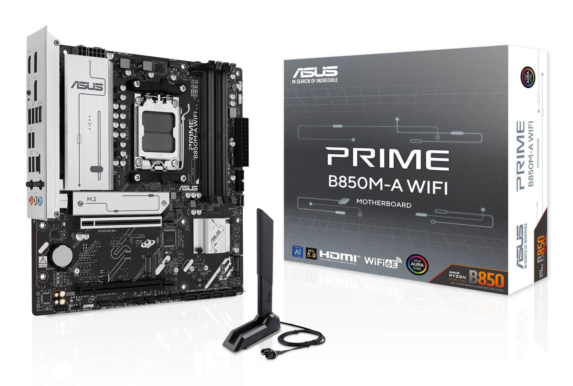 ASUS PRIME B850M-A WIFI AMD B850 Socket AM5 micro ATX