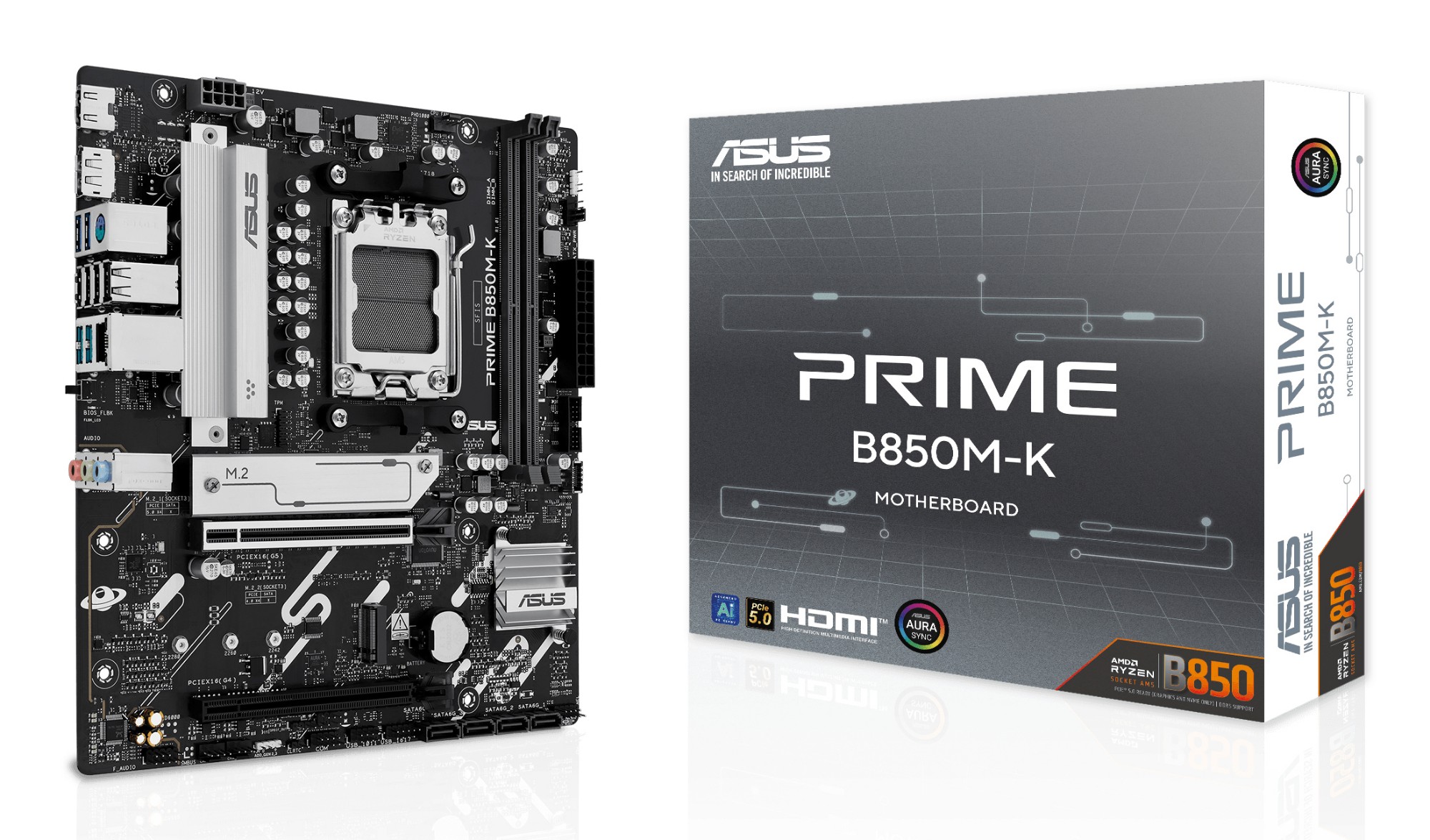 ASUS PRIME B850M-K AMD B850 Socket AM5 micro ATX
