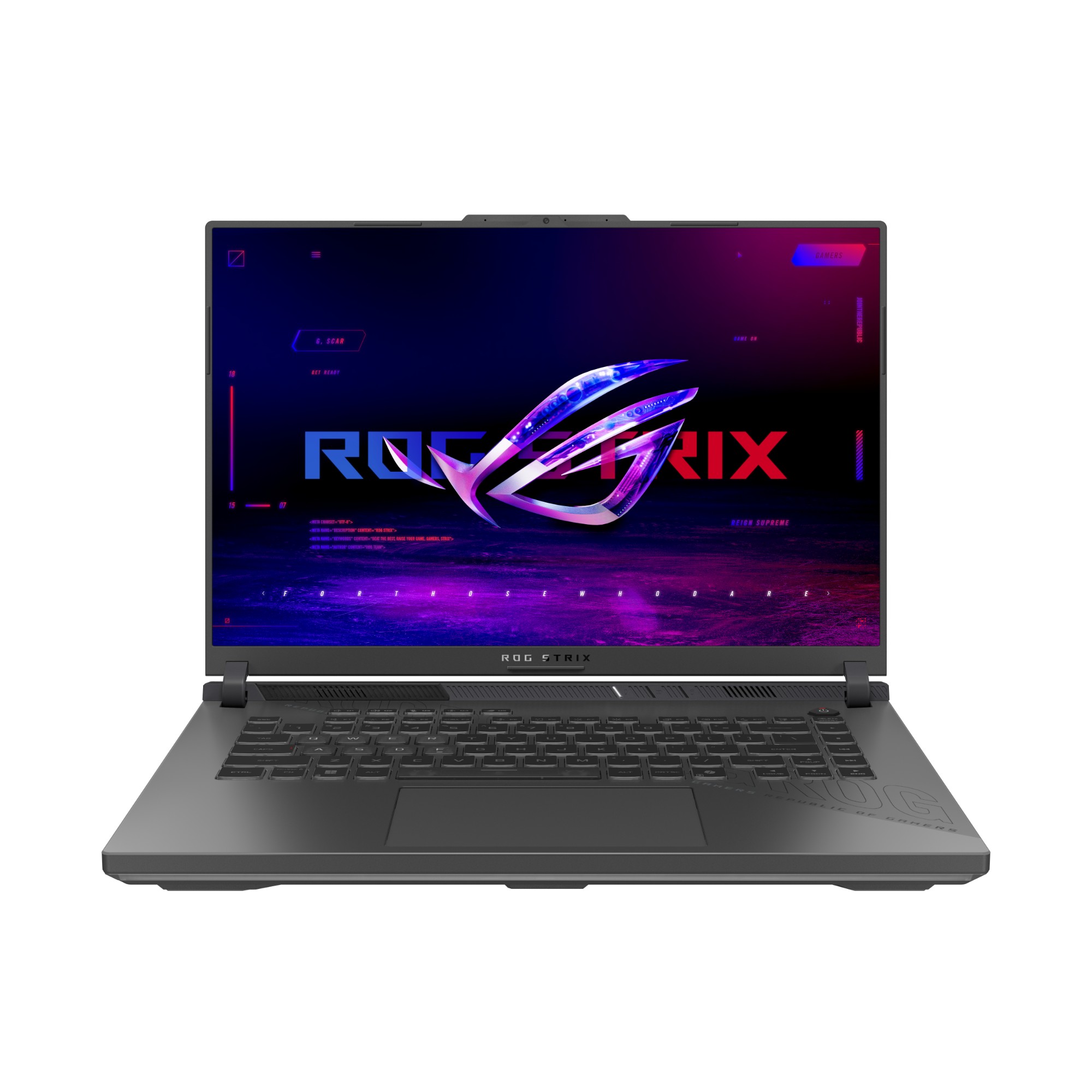 ASUS ROG Strix G16 G614PP-RV021W AMD Ryzen™ 9 8940HX Laptop 40.6 cm (16") WUXGA 32 GB DDR5-SDRAM 1 TB SSD NVIDIA GeForce RTX 5070 Wi-Fi 6E (802.11ax) Windows 11 Home Black, Grey