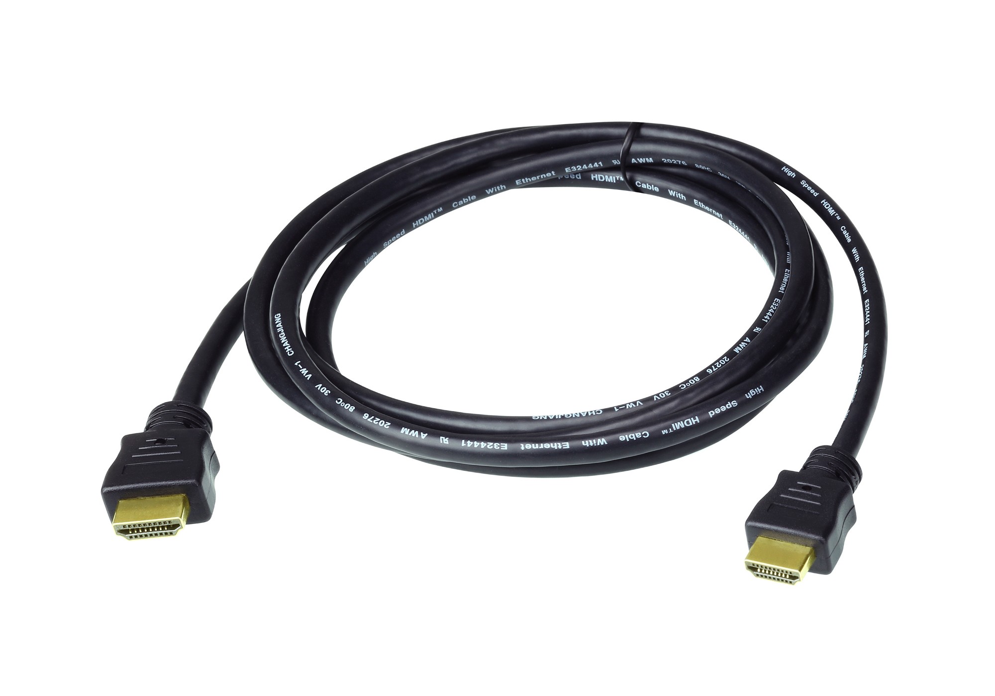 ATEN High Speed HDMI Cable with Ethernet True 4K ( 4096X2160 @ 60Hz); 5 m HDMI Cable with Ethernet