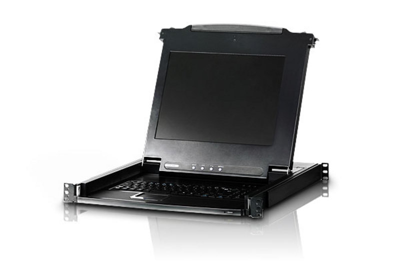 ATEN CL1000M - KVM console - 17" - rack-mountable - 1280 x 1024 - VGA - 1U