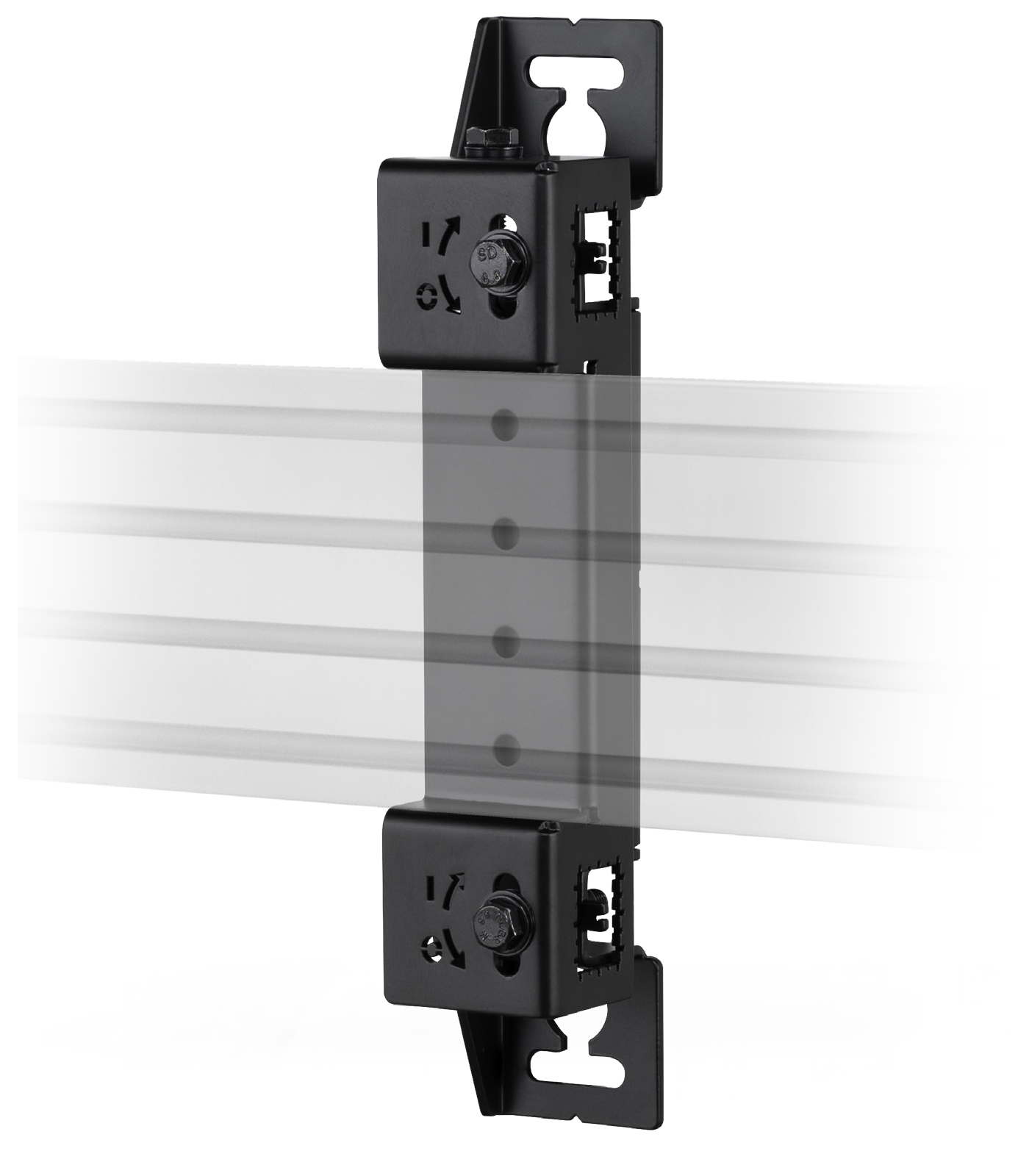 B-Tech SYSTEM X - Adjustable Height and Depth Rail Mounting Bracket