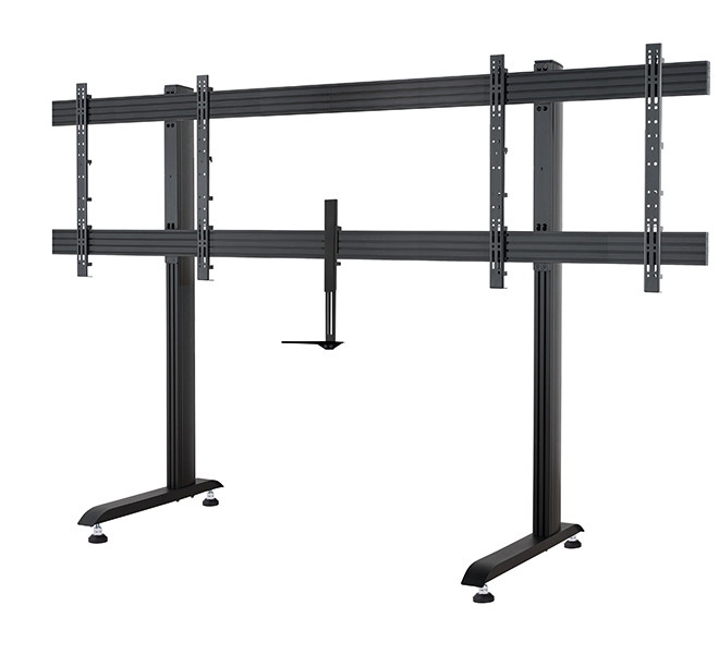 B-Tech SYSTEM X - XXL Twin Screen VC Stand (VESA 1000 x 800)