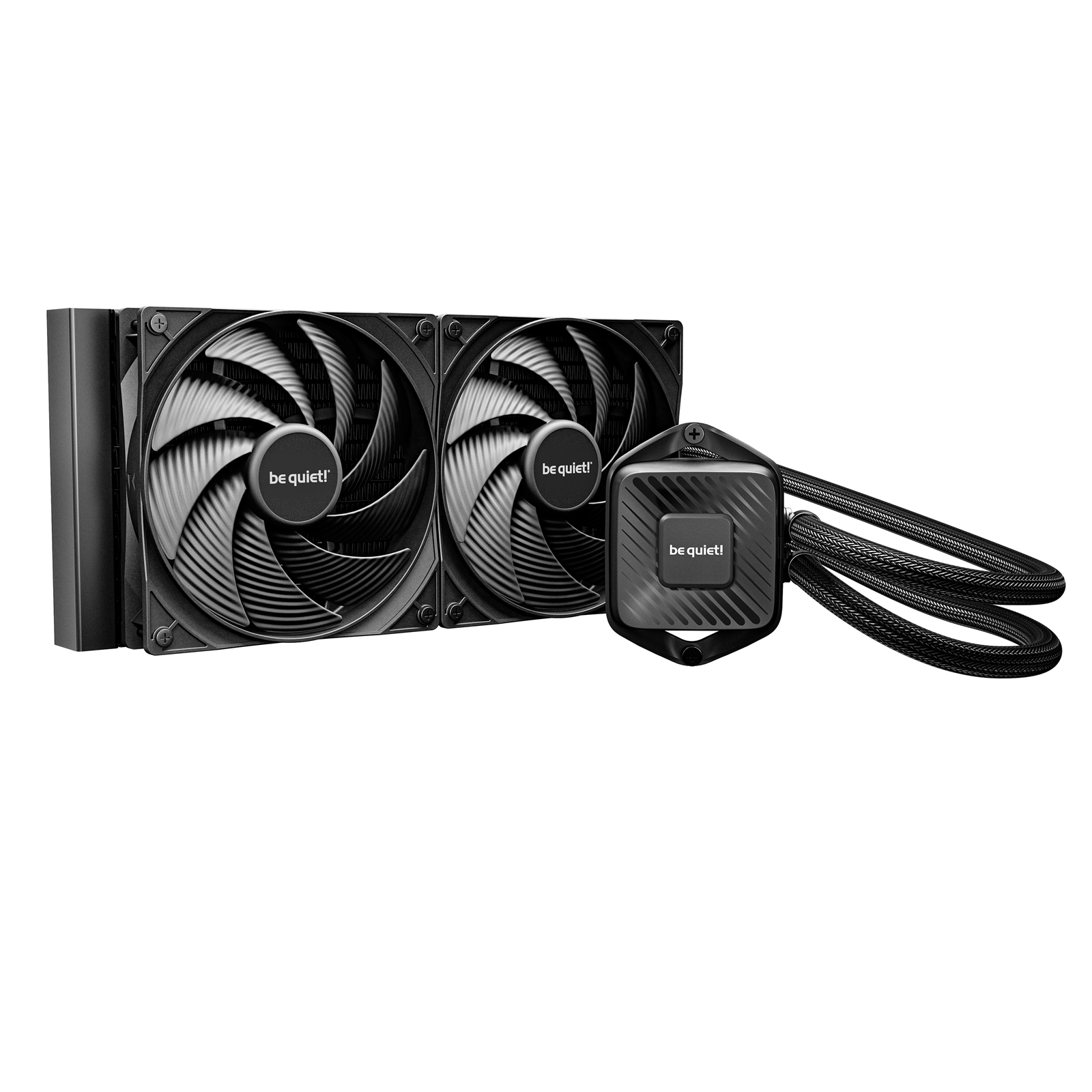 be quiet! be quiet! Pure Loop 3  Liquid CPU Cooler, Universal Socket, 240mm Radiator, 2 x Pure Wings 3 140mm PWM High Speed, 3-year manufacurer's warranty.