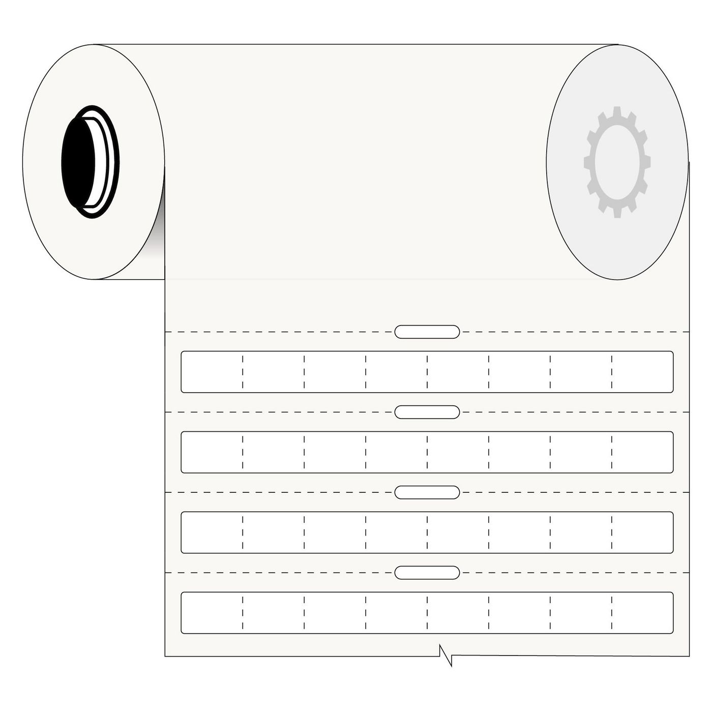 BRADY PCR Tube Label for