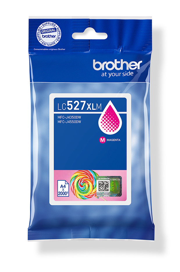 Brother LC-527XLM Ink cartridge magenta high-capacity, 2K pages ISO/IEC 19752 for Brother MFC-J 4350