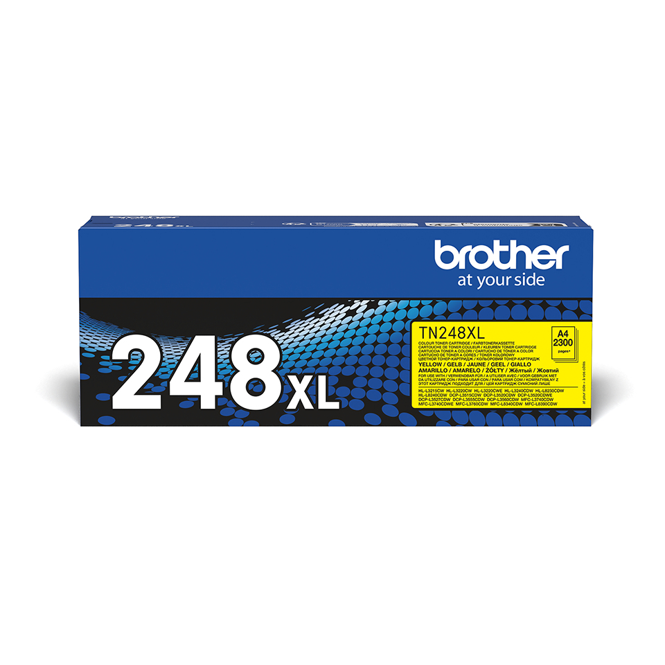 Brother TN-248XLY Toner-kit yellow high-capacity, 2.3K pages ISO/IEC 19752 for Brother DCP-L 3500/HL-L 8200/MFC-L 8300