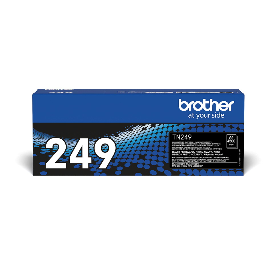 Brother TN-249BK Toner-kit black extra High-Capacity, 4.5K pages ISO/IEC 19752 for Brother HL-L 8200/MFC-L 8300