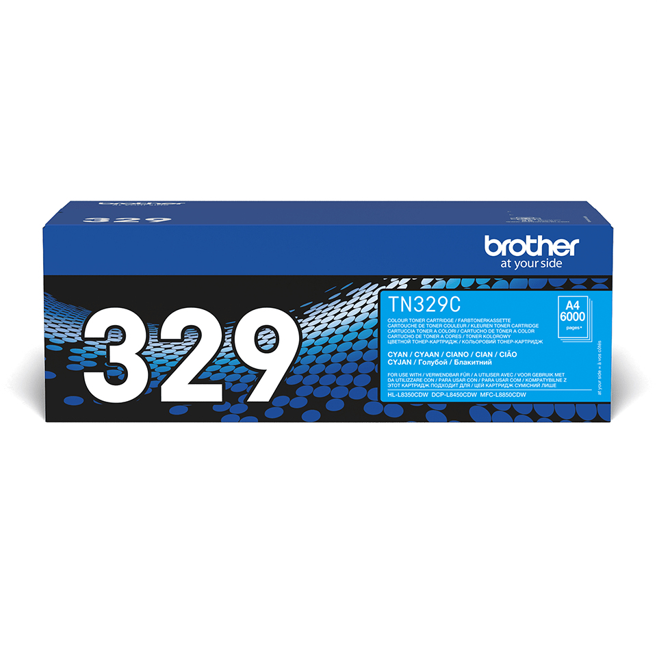 Brother TN-329C Toner-kit cyan extra High-Capacity, 6K pages ISO/IEC 19798 for Brother DCP-L 8450
