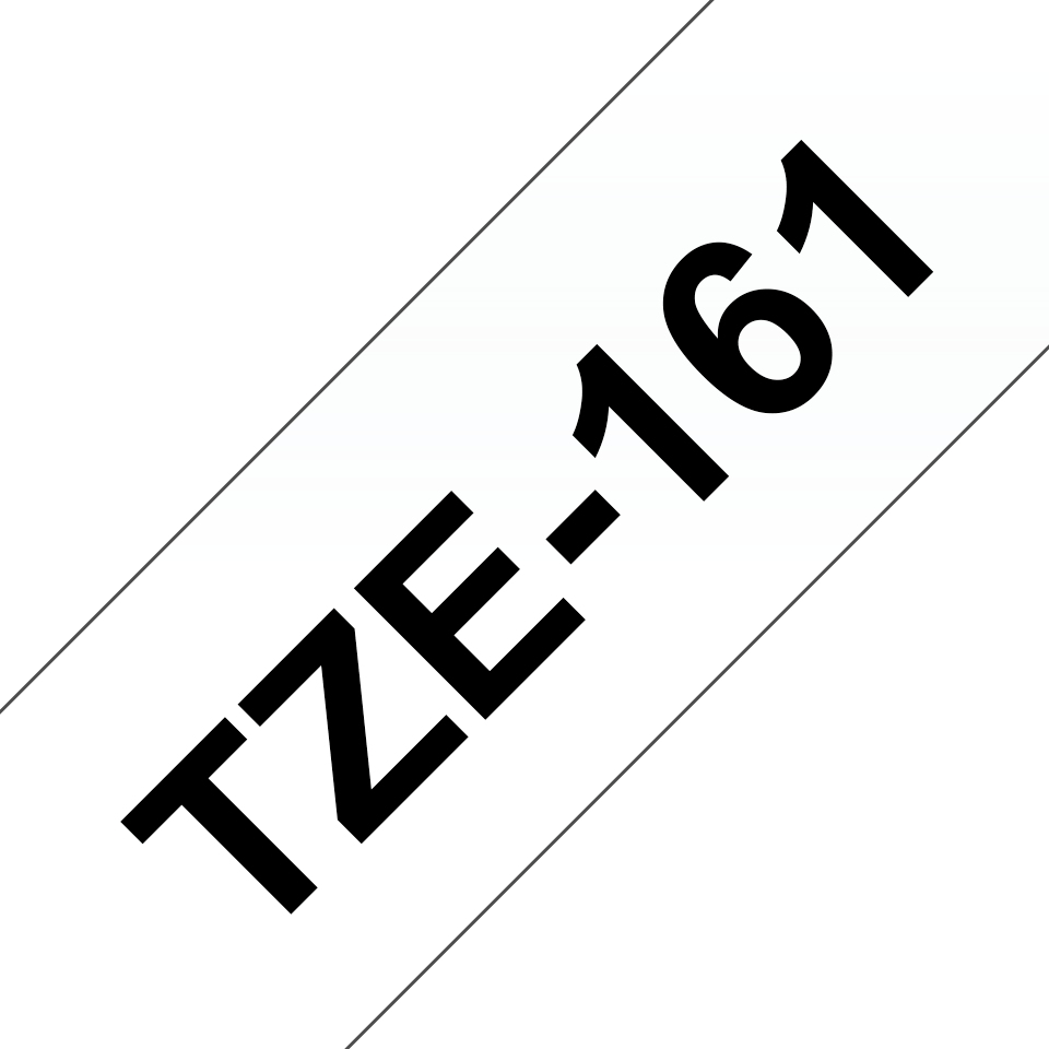Brother TZE-161 DirectLabel black on Transparent 36mm x 8m for Brother P-Touch TZ 3.5-36mm/HSE/6-36mm