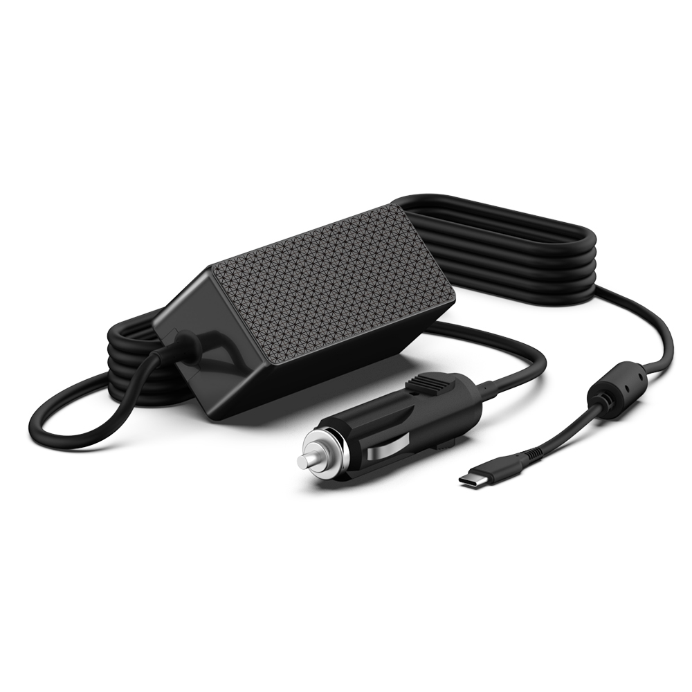 BTI 100W USB-C Car charger with self adjusting output voltage for all USB-C powered devices up to 100W