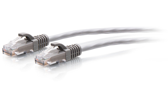C2G 0.3m Cat6a Snagless Unshielded (UTP) Slim Ethernet Patch Cable - Grey