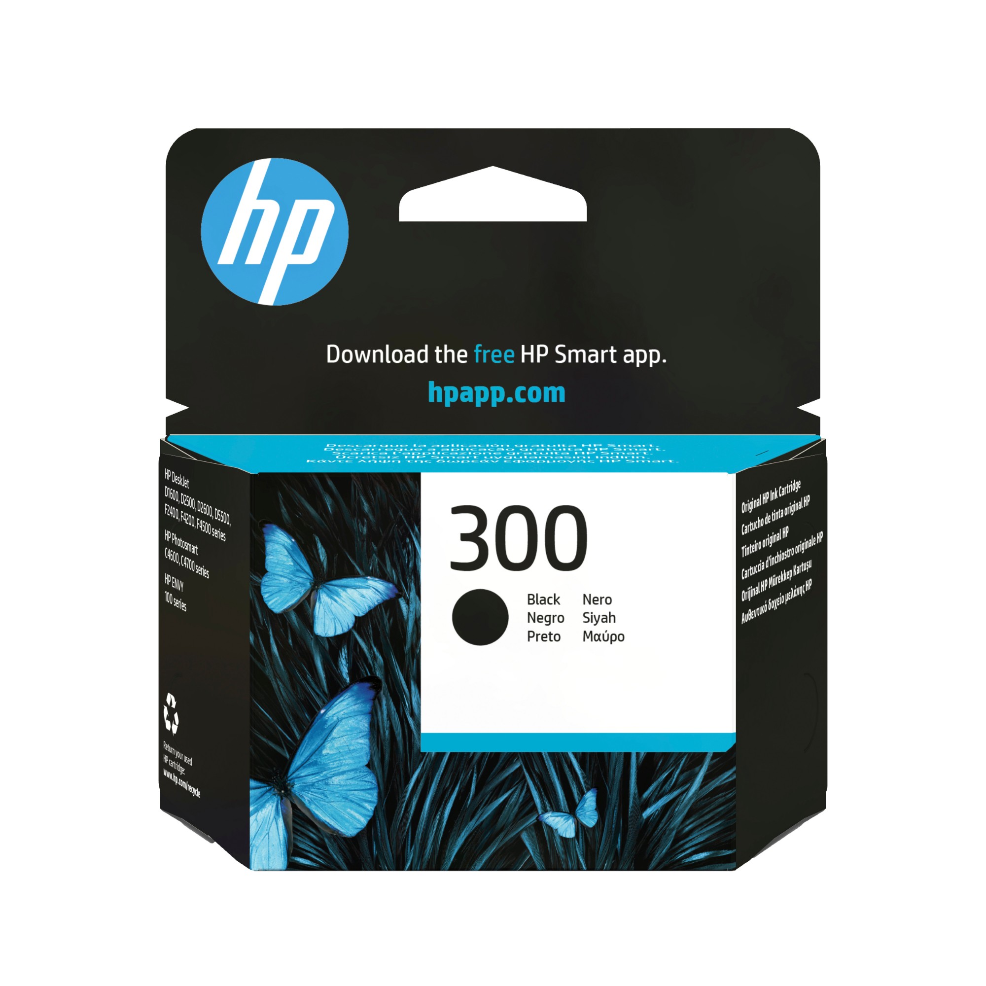 HP CC640EE/300 Printhead cartridge black, 200 pages ISO/IEC 24711 4ml for HP DeskJet D 2500/Fax 640/OfficeJet J 4500