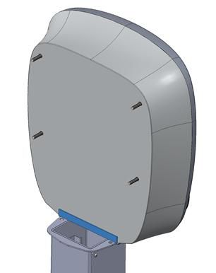 Charge Amps Aura Dual Pole Mount - 60 mm