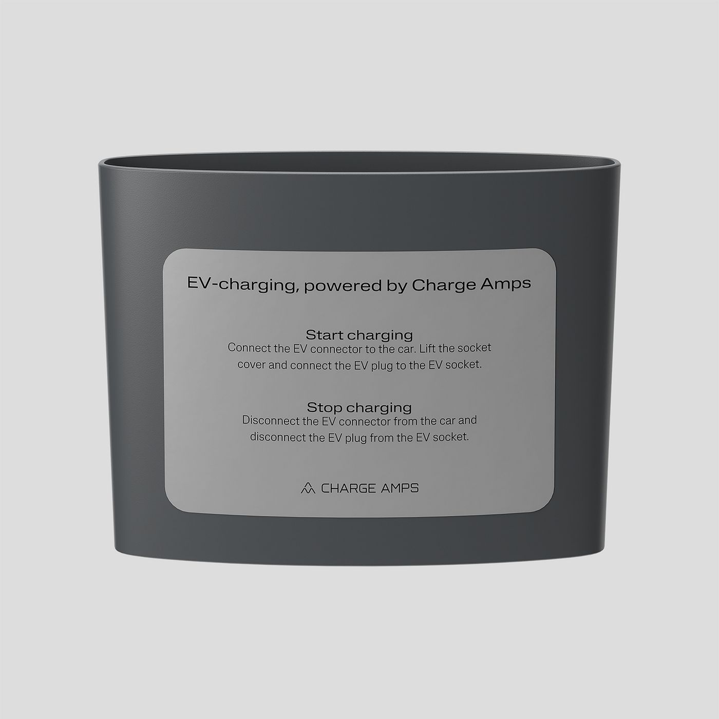 Charge Amps Dawn Pole Mount Sticker Plate