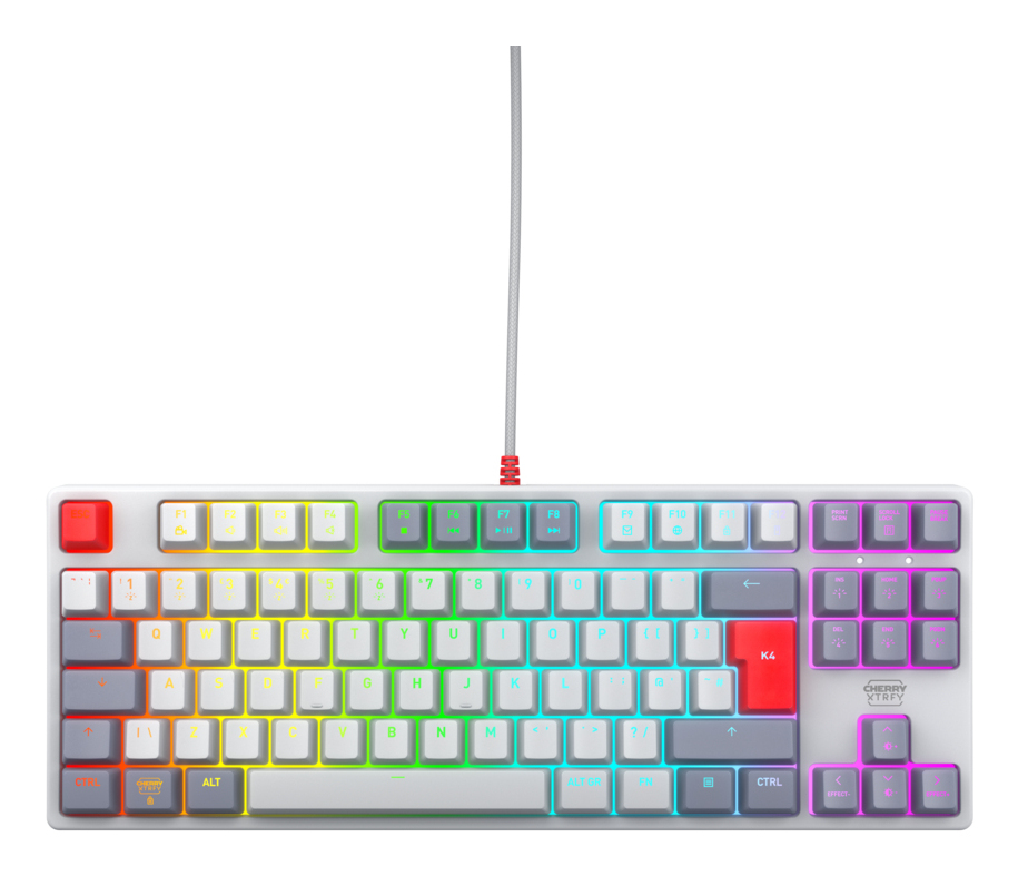 CHERRY K4V2 RGB Tenkeyless Retro edition, Mechanical gaming keyboard, UK
