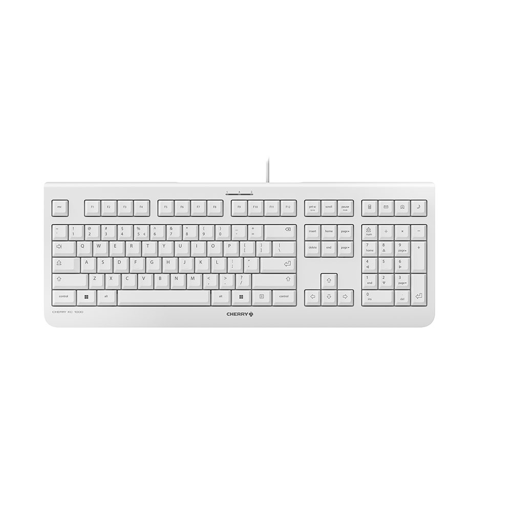 CHERRY KC 1000 keyboard USB QWERTY US English Grey