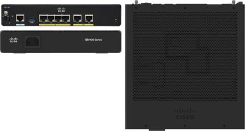 Cisco C921-4P wired router Gigabit Ethernet Black
