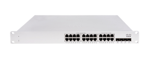 Cisco Meraki MS150-24P-4G network switch Managed L2/L3 Gigabit Ethernet (10/100/1000) Power over Ethernet (PoE) 1U Grey