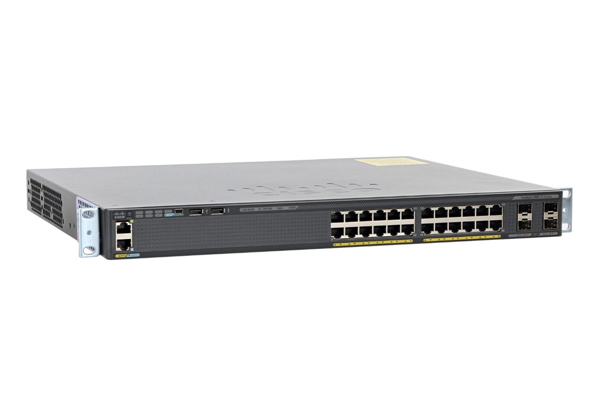 Cisco Small Business 2960-X Managed L2/L3 Gigabit Ethernet (10/100/1000) Power over Ethernet (PoE) 1U Black